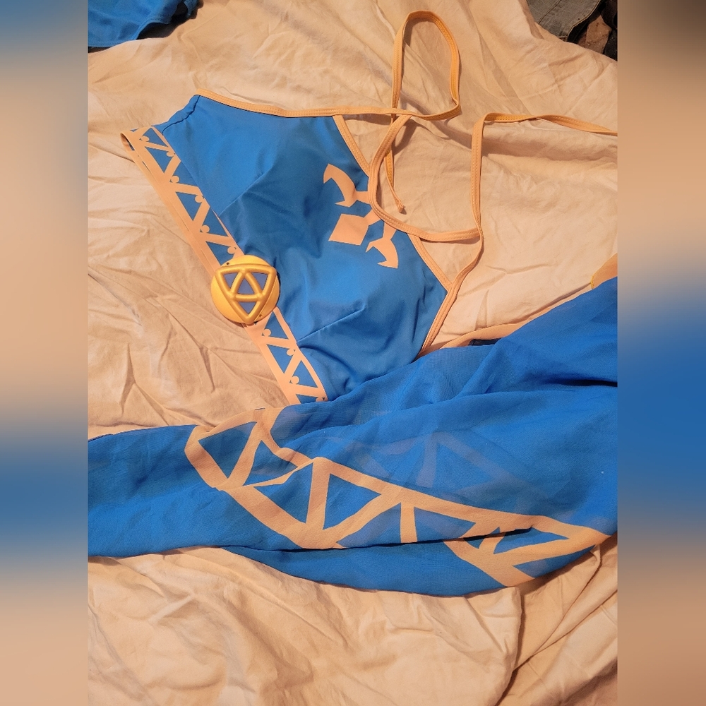 Legend Of Zelda Hyrule Bathing Suit Top And Cover Up!